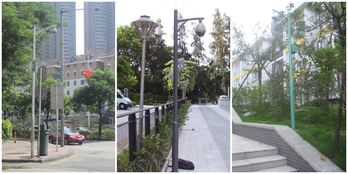 監(jiān)控立桿應用